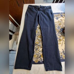 Crown And Ivy Dark Blue Straight Legged Jeans Pants Size 6P Petite